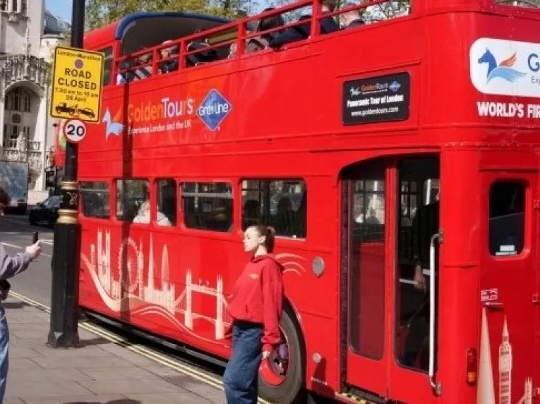 London’s Electric Routemaster Bus Tour with Live Guide
