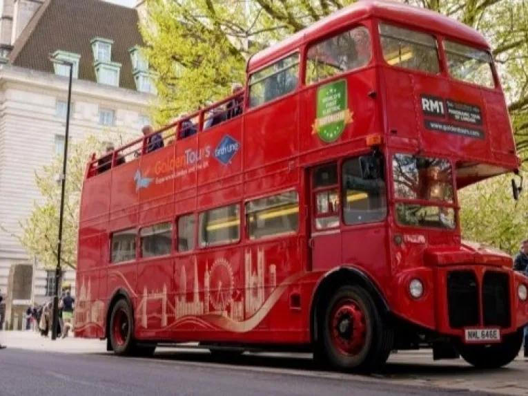 London’s Electric Routemaster Bus Tour with Live Guide