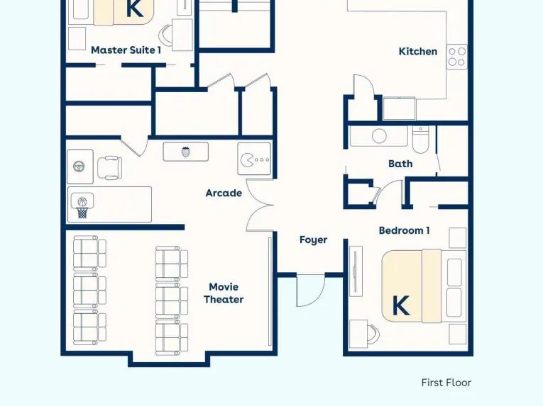 Villatel Orlando Resort (32391) 9-bedroom Villa in Orlando Town